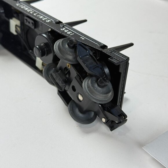 Lionel Postwar Celebration Series 3461 Operating Log Dump Car 2001 Edition - Picture 7 of 10